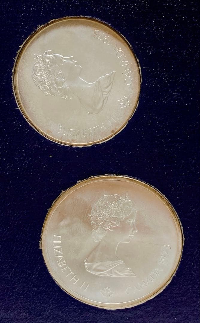 1976年　カナダモントリオールオリンピック記念銀貨4枚セット