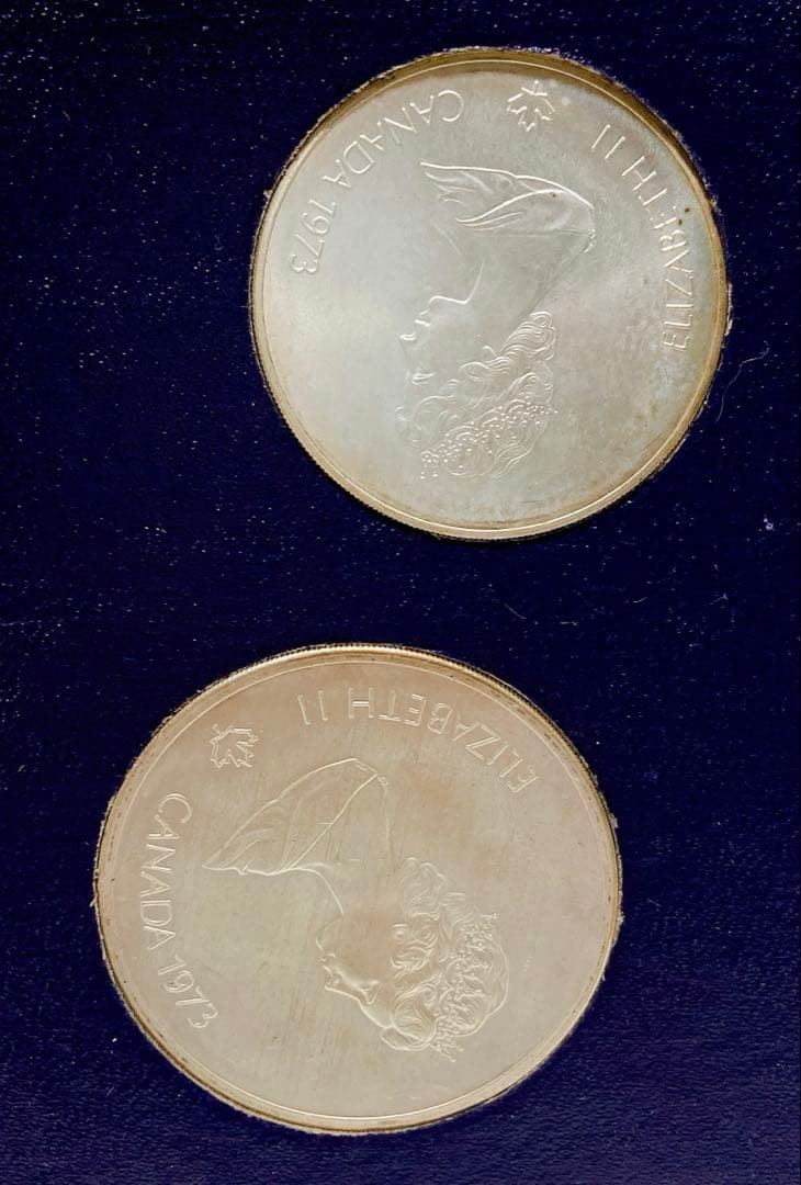 1976年　カナダモントリオールオリンピック記念銀貨4枚セット