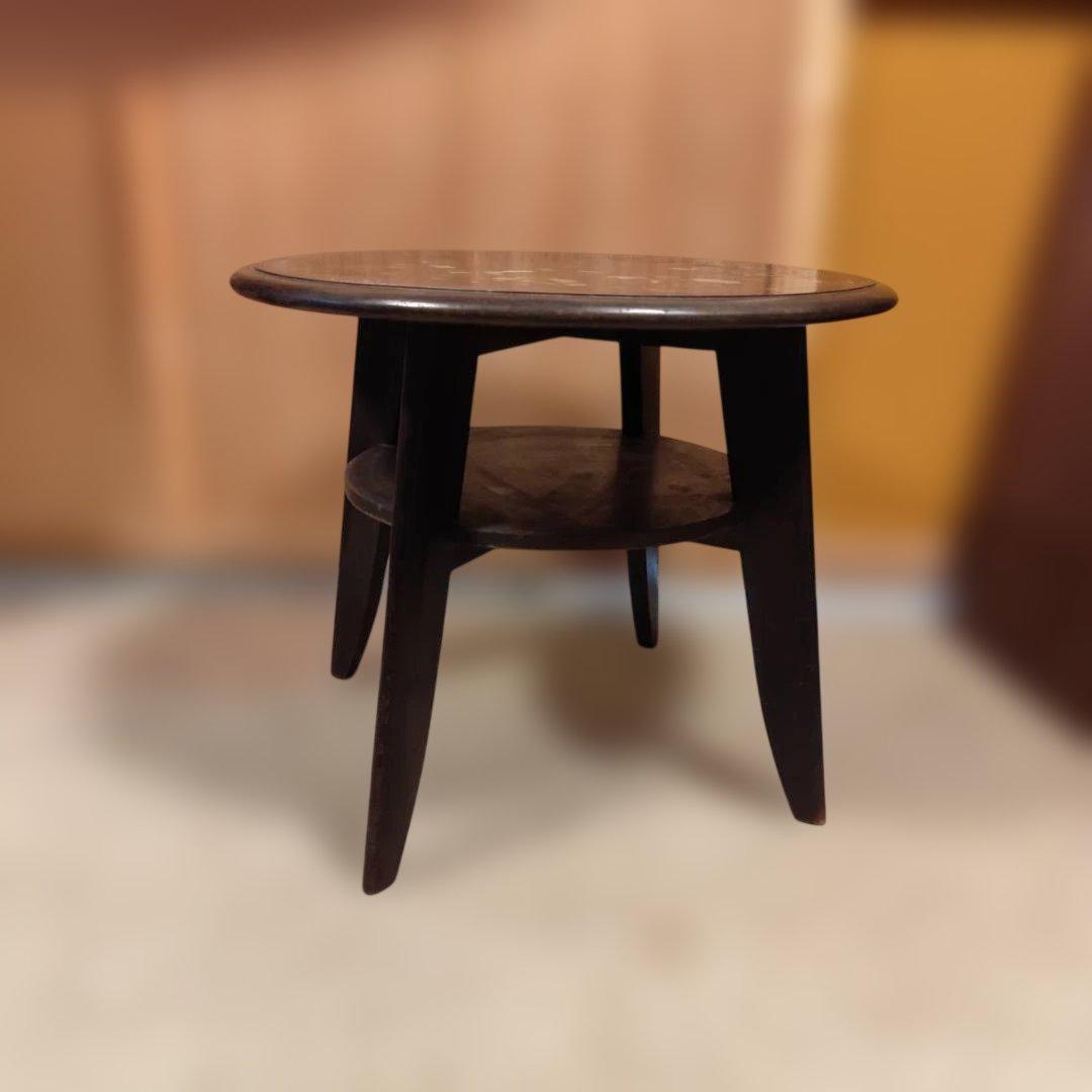 昭和レトロ 無垢材 丸 テーブル アンティーク ノスタルジック ヴィンテージ