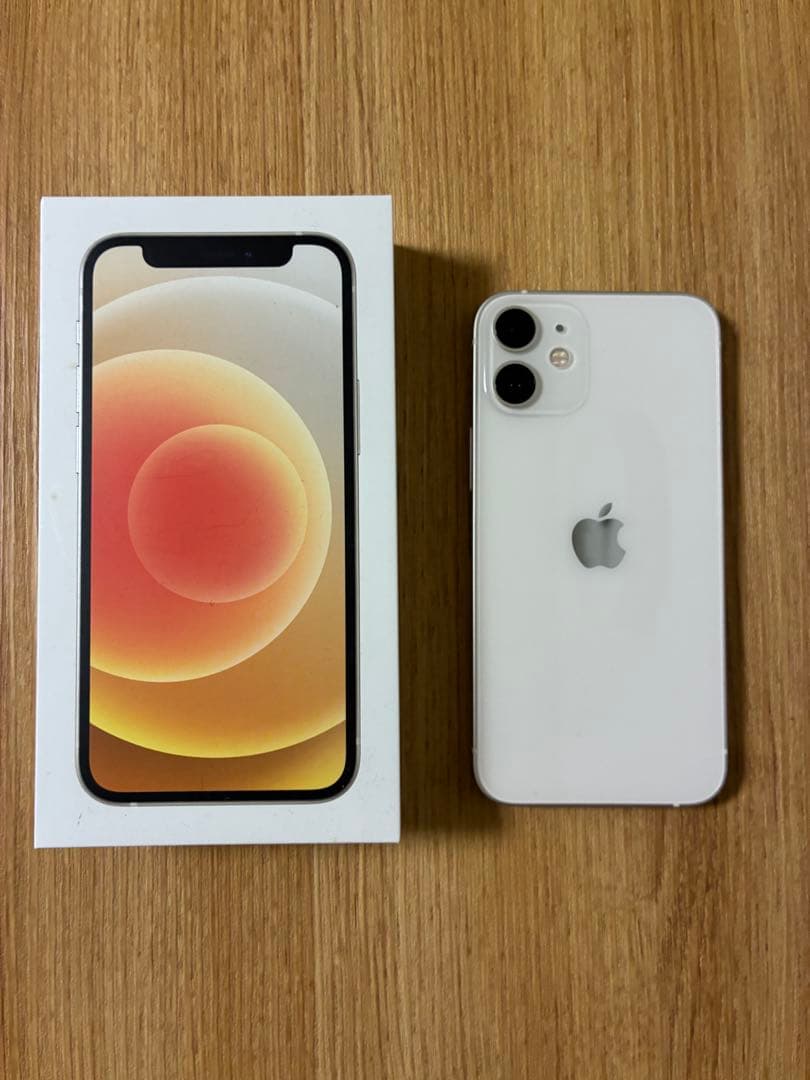 iPhone12mini 128GB バッテリー容量80% 箱付き