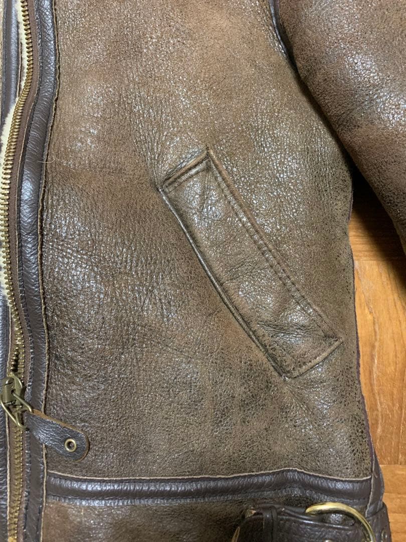 USA製 古着 B-3 ムートンフライトジャケット サイズ36