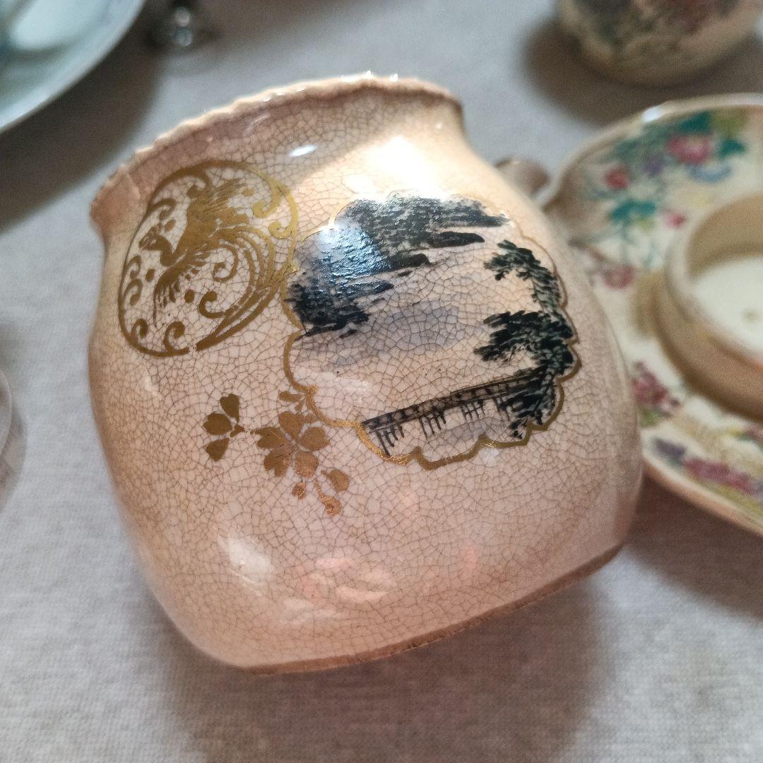 京都 粟田 錦光山 茶器セット 箱付き