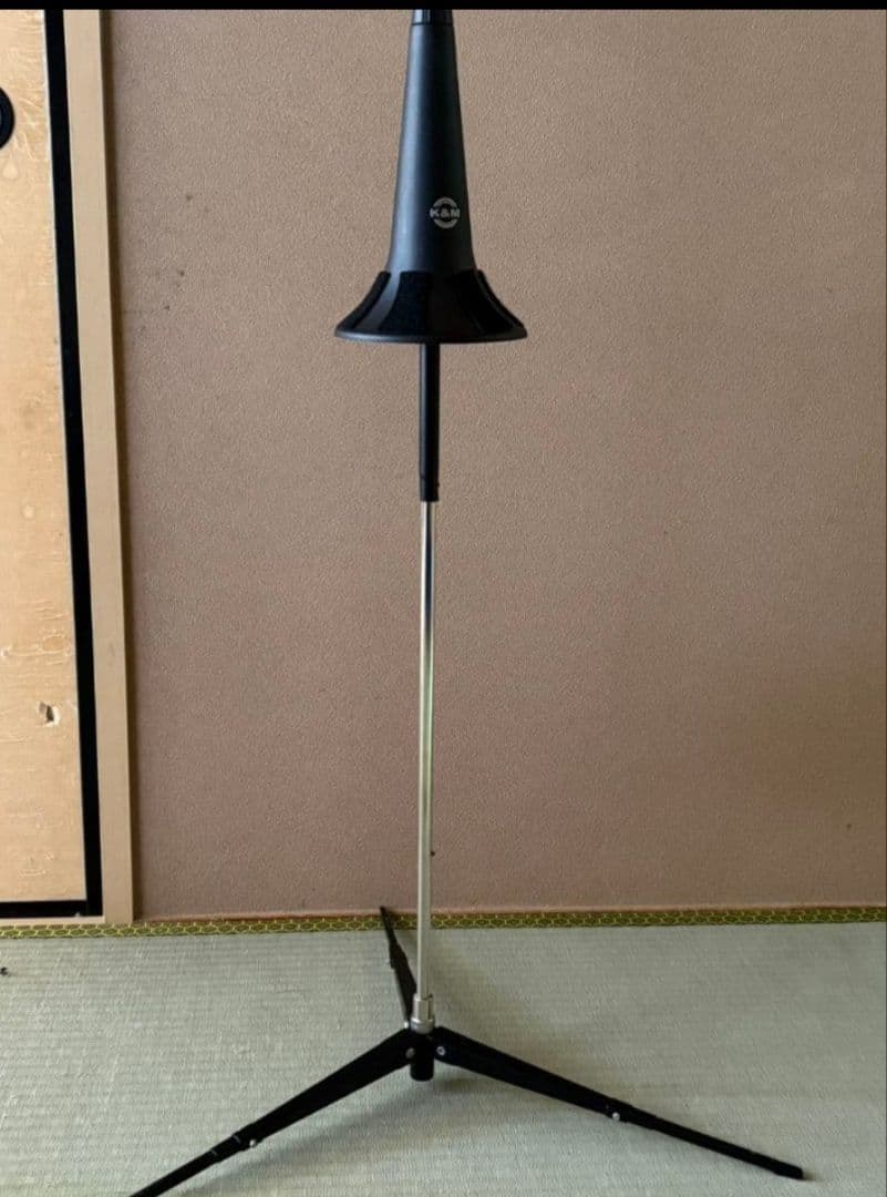 K&M トロンボーンスタンド ベル収納型