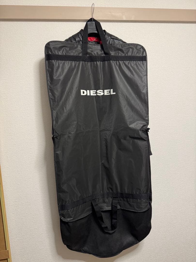 DIESEL ブラック レザージャケット シングルライダース