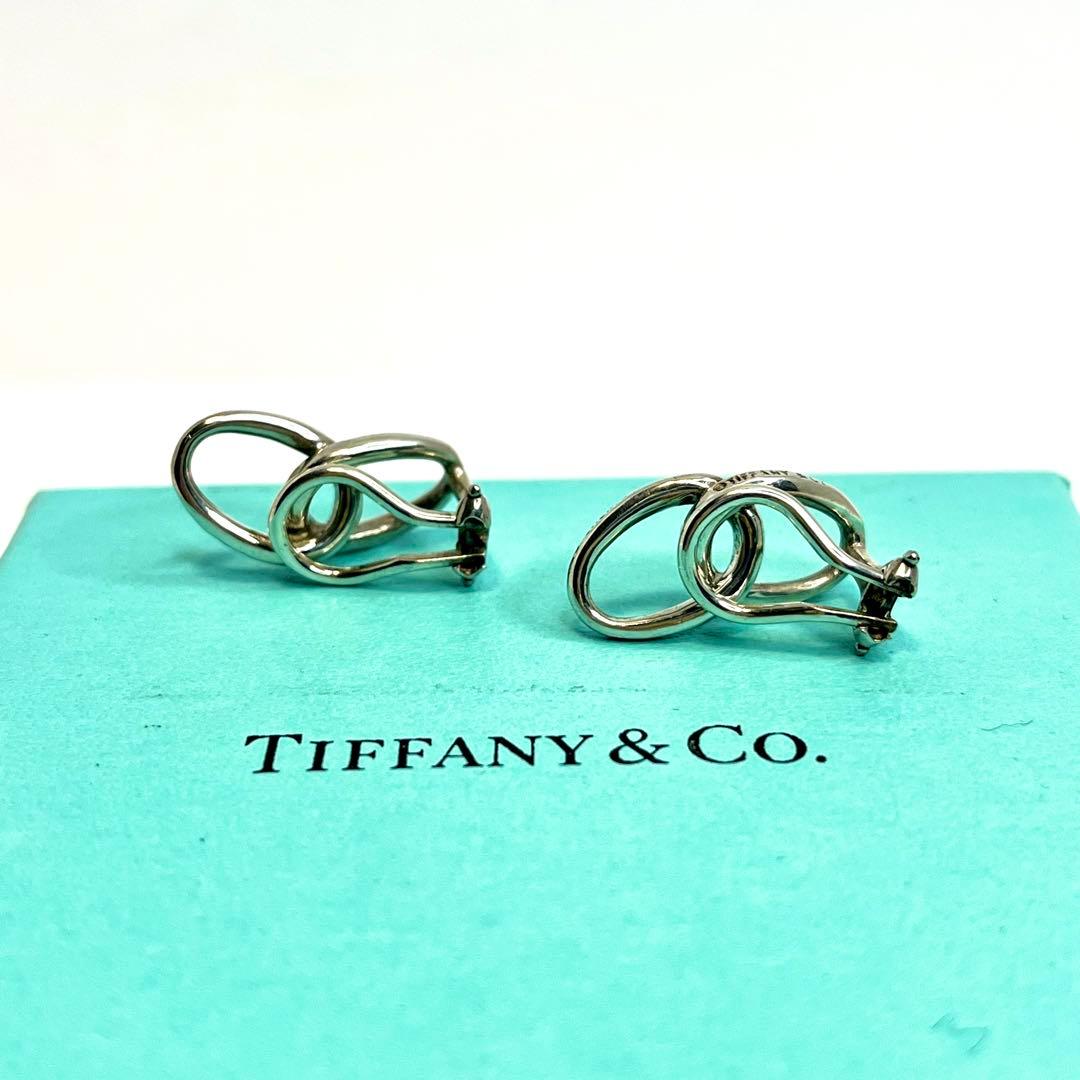 ティファニー オールドティファニー ダブルループ イヤリング シルバー925