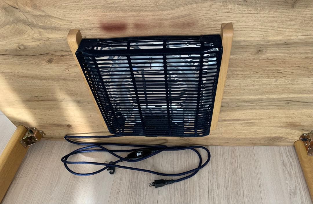 【最終値下げ】折れ脚こたつ 天板リバーシブル 60cm×105cm 送料込み