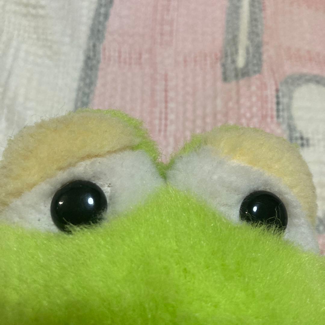 セキグチ　昭和レトロ　カエル　ぬいぐるみ　中古品