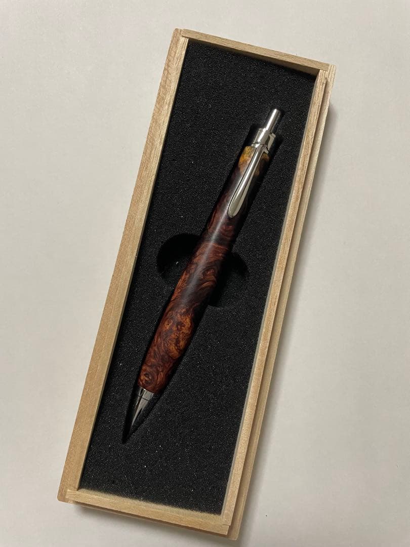 ペン工房翌檜　シャーペン　0.5mm 極上　ホンジュラスローズウッド瘤