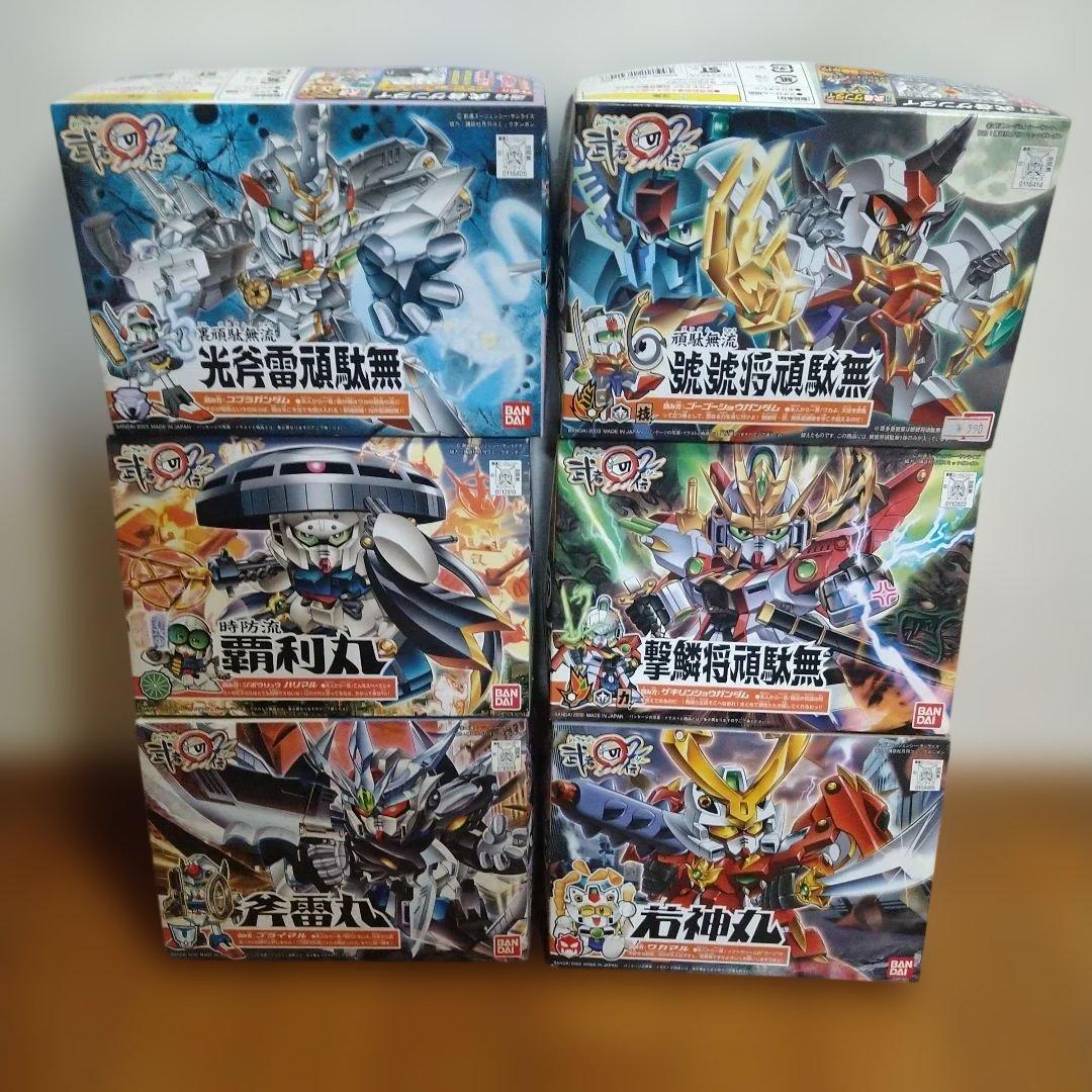 SD頑駄無武者◯伝 2プラモデル　6体セット売り