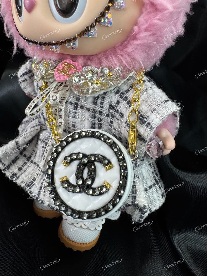 デコレーション スワロフスキー ラブブ マカロン ライチベリー Macaron