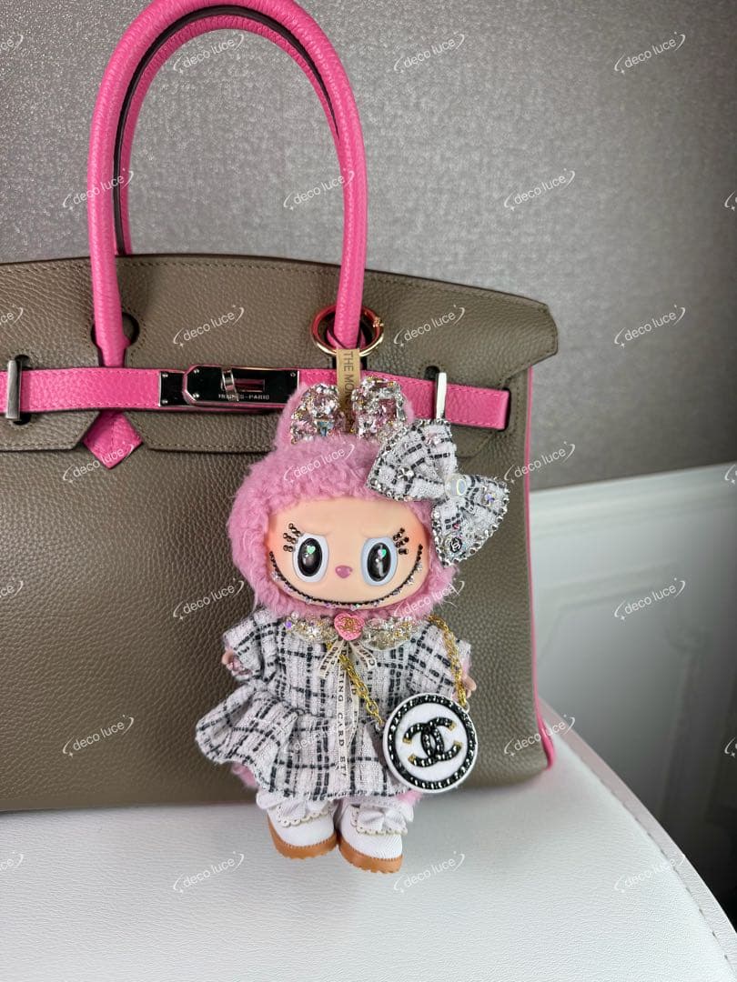 デコレーション スワロフスキー ラブブ マカロン ライチベリー Macaron