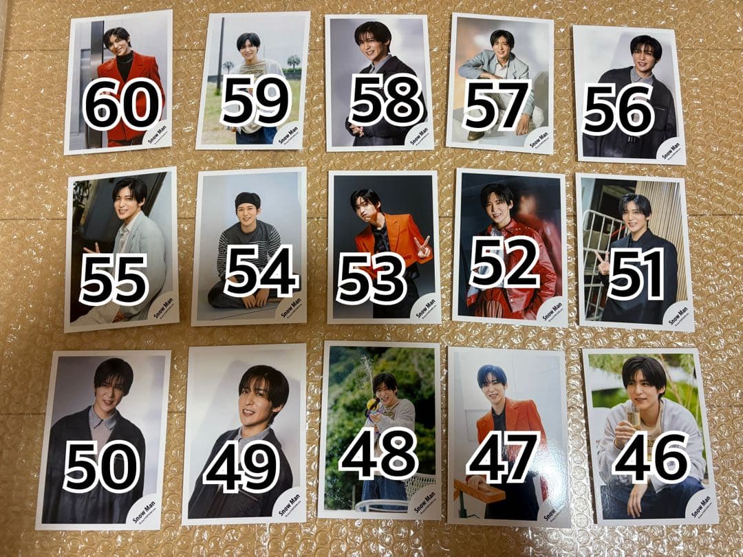 Man 目黒蓮　写真　132枚セット