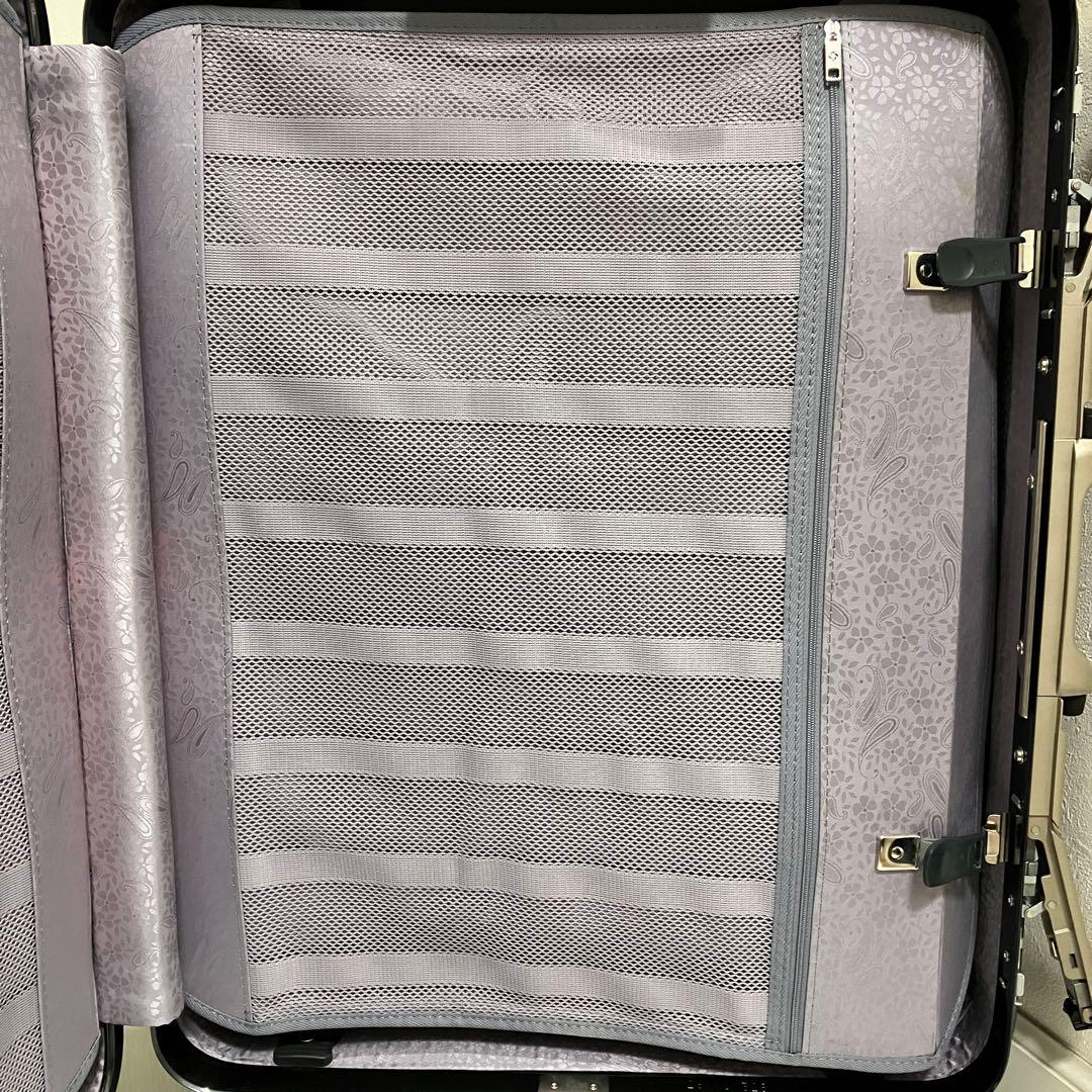 良品　サムソナイト　ピギーバック　スーツケース　105L　シルバー　出張　旅行