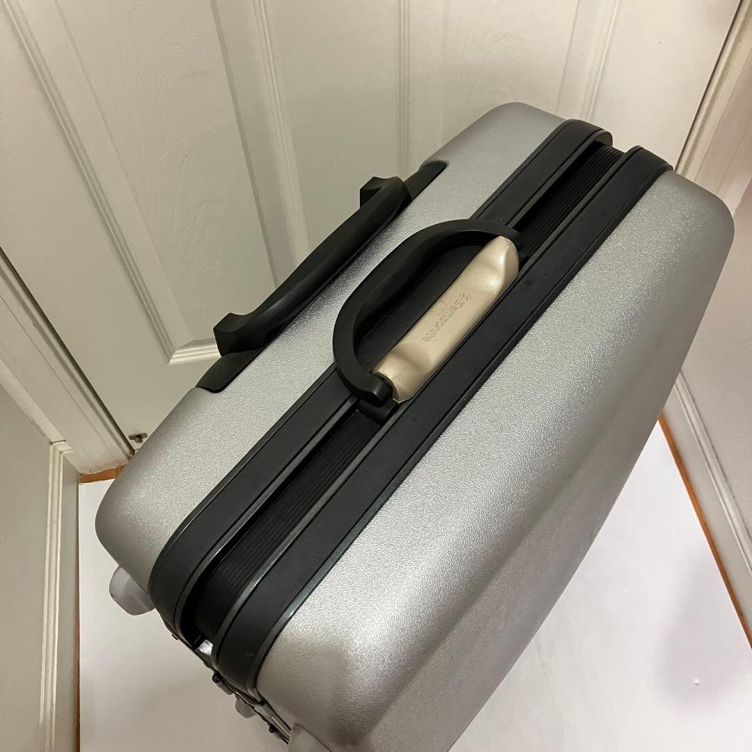 良品　サムソナイト　ピギーバック　スーツケース　105L　シルバー　出張　旅行