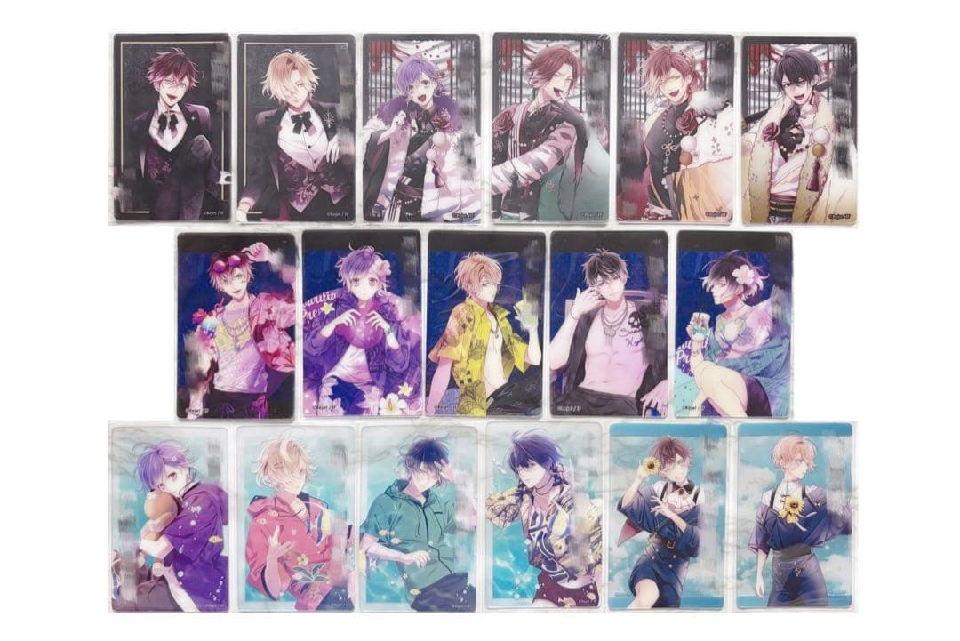 ディアラバ 受注限定 メッセージ入り缶バッジ99点/クリアカード79点