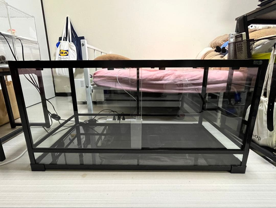 大型ガラス　爬虫類飼育ケージ