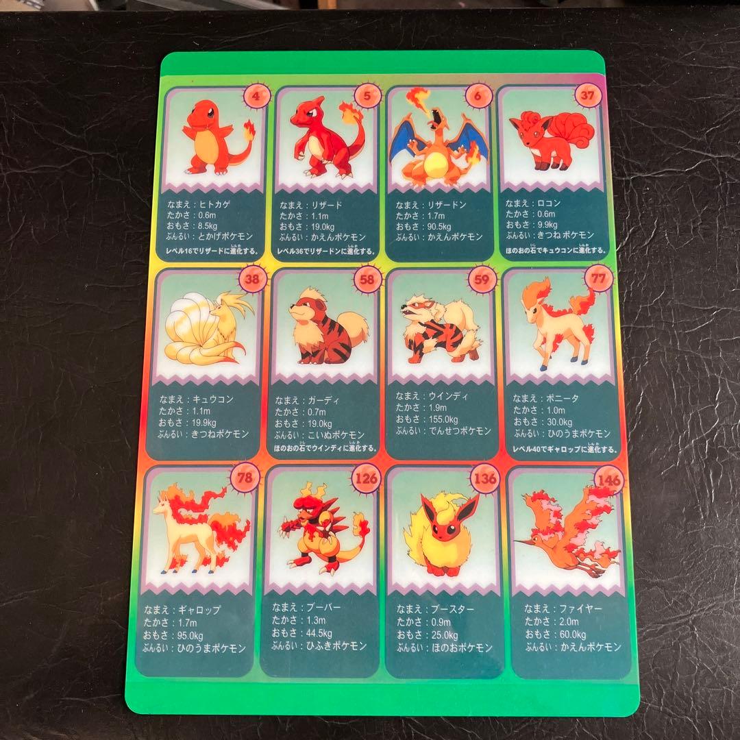 ★ポケットモンスター 当時物 下敷き★