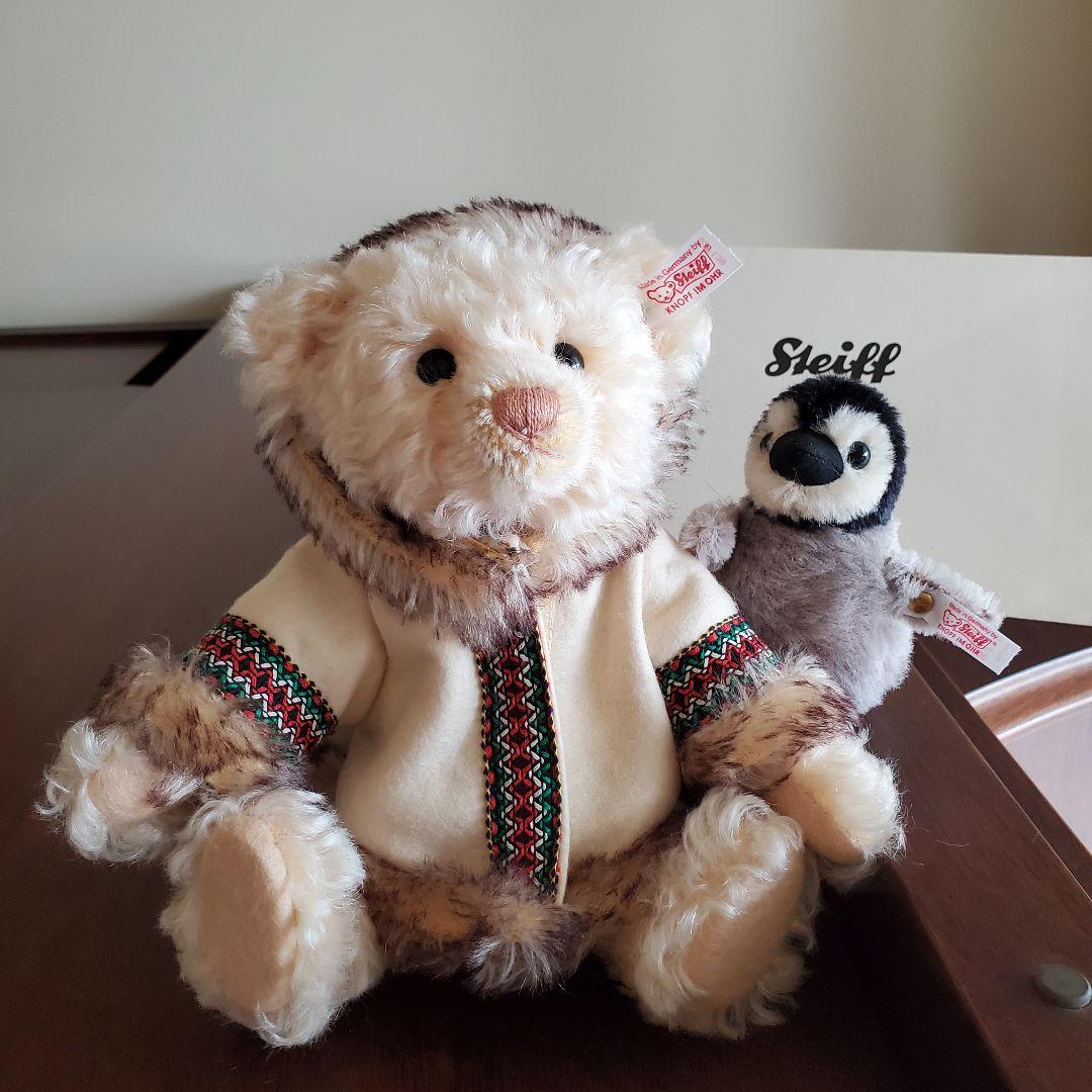 【Steiff】シュタイフ エスキモーベアとペンギン 世界1500体限定品