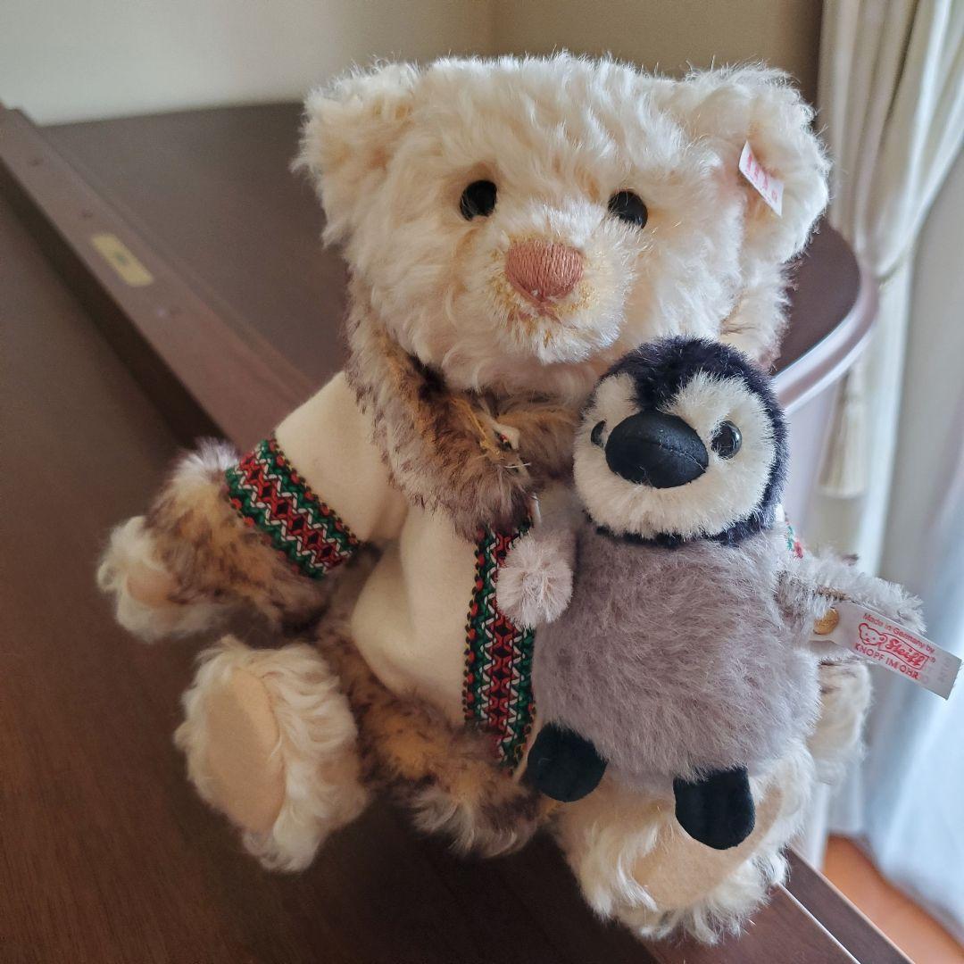 【Steiff】シュタイフ エスキモーベアとペンギン 世界1500体限定品