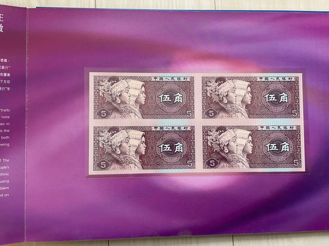 断*離様 中国 紙幣 中国人民銀行 人民元 1角〜100元券 セット