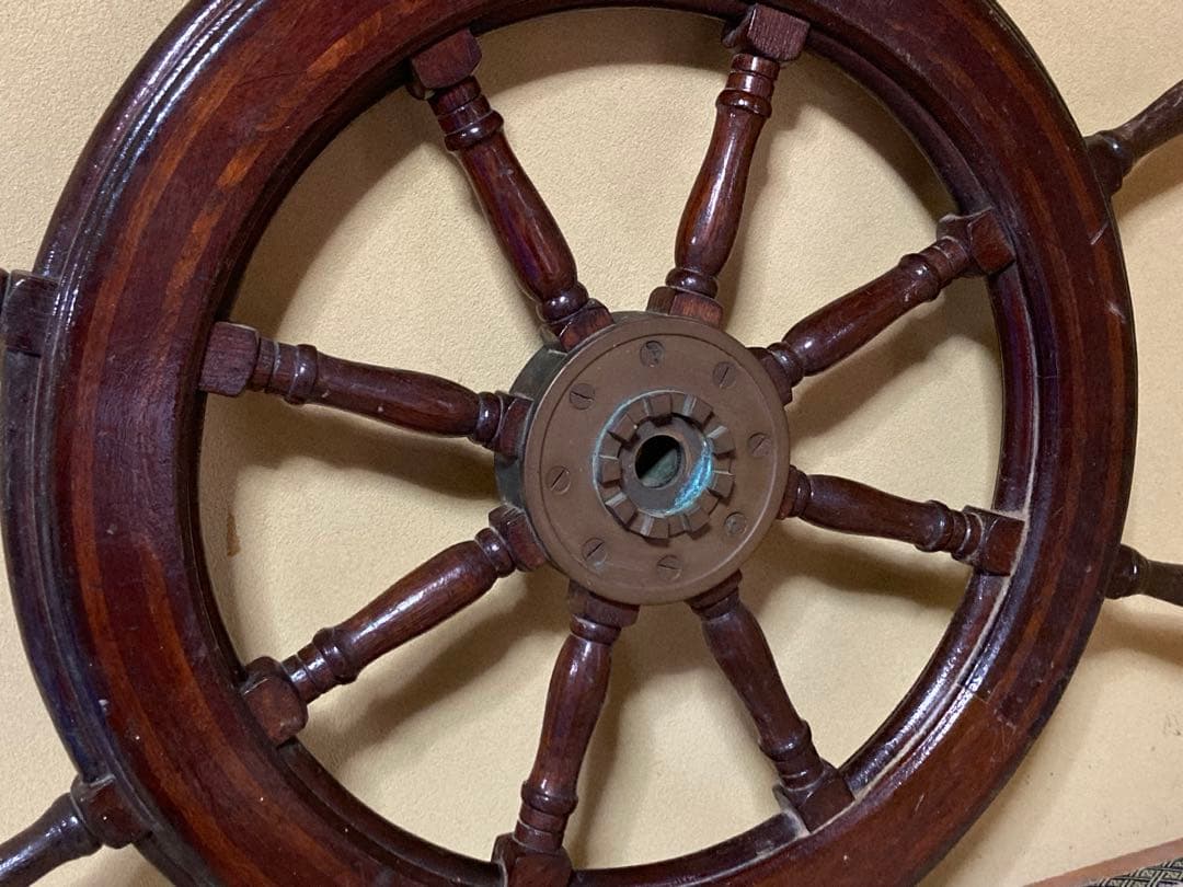 舵輪 ラット 船 船舶 No.1