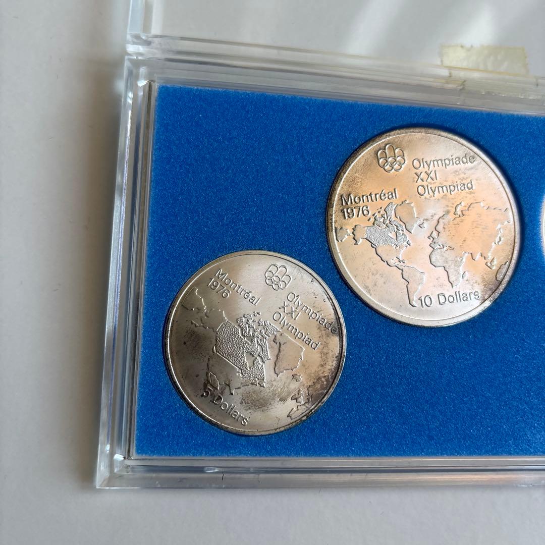 ス*ー様 モントリオールオリンピック記念銀貨セット