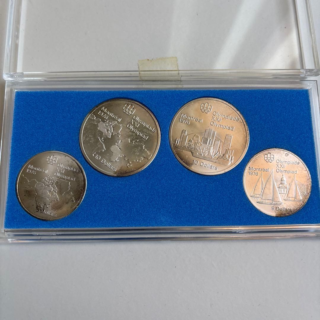 ス*ー様 モントリオールオリンピック記念銀貨セット