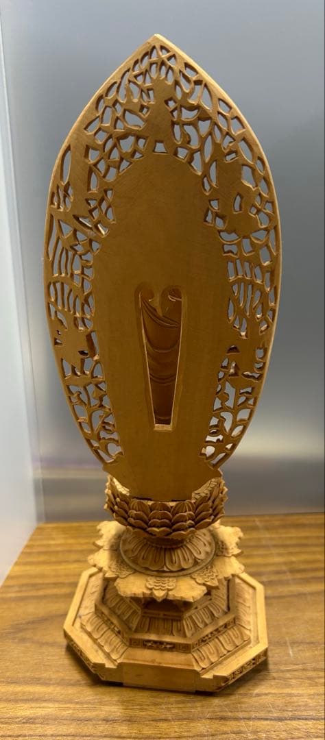 阿弥陀如来立像　木彫り仏像