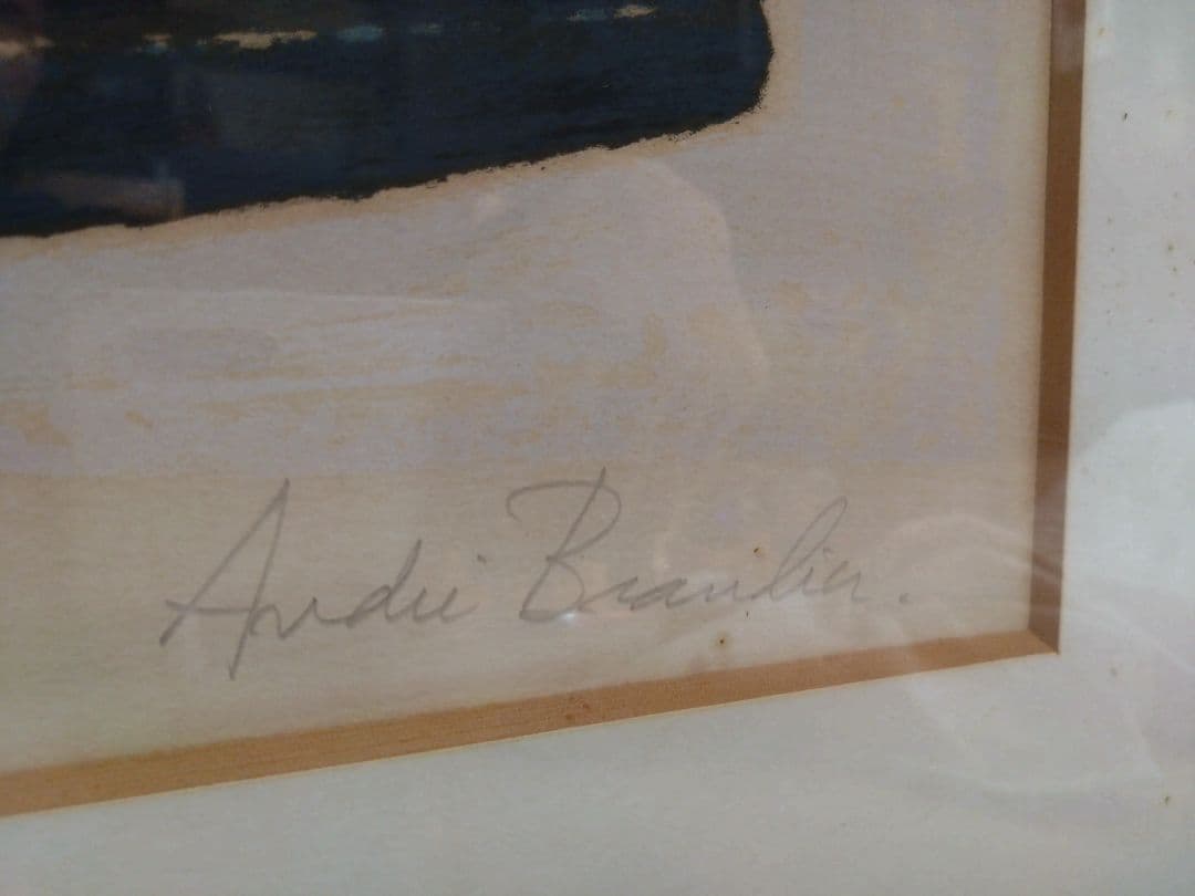 アンドレ・ブラジリエ　 リトグラフ バラ色の夢