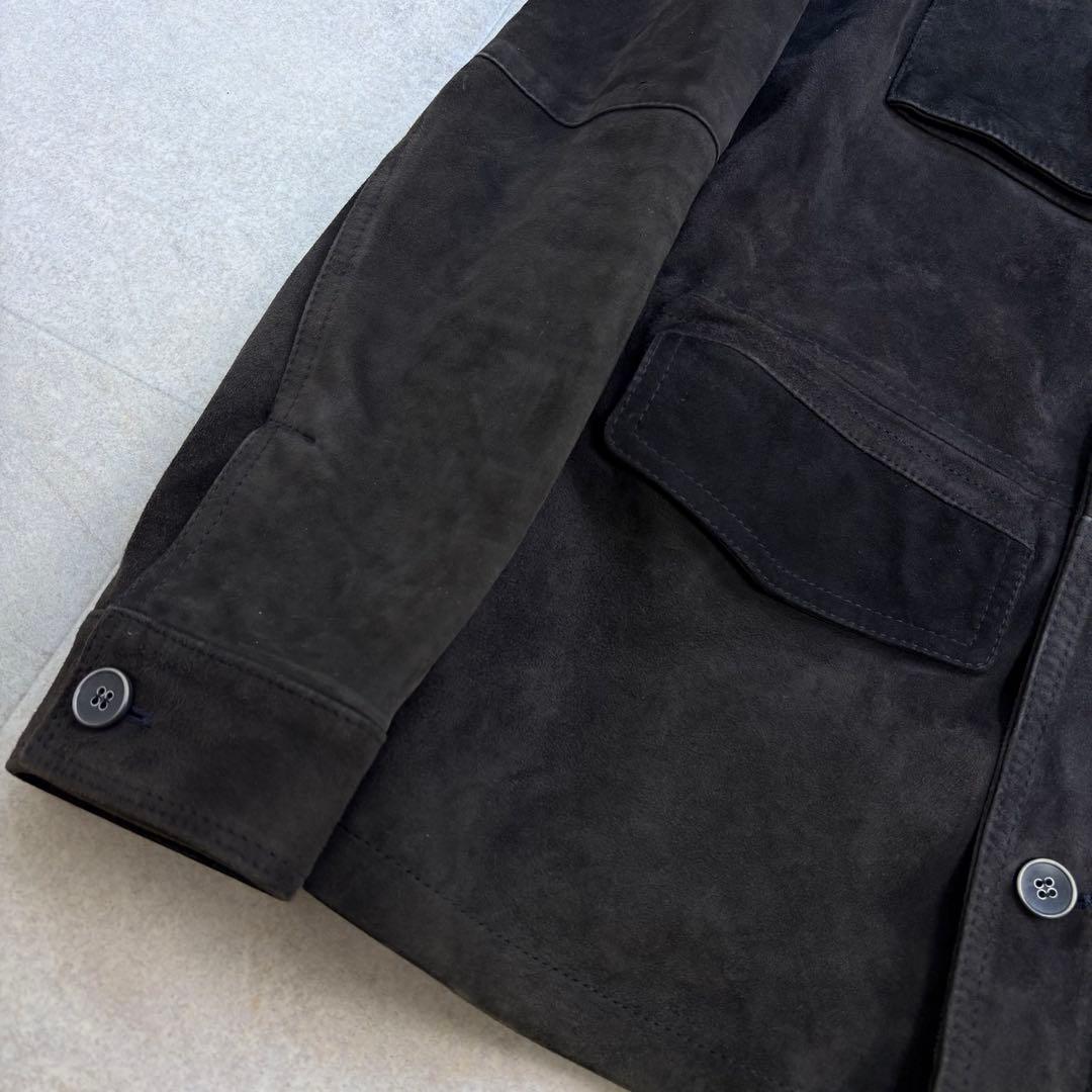 BEAMS 別注 EMMETI SERSE ゴートスウェード レザー M-65