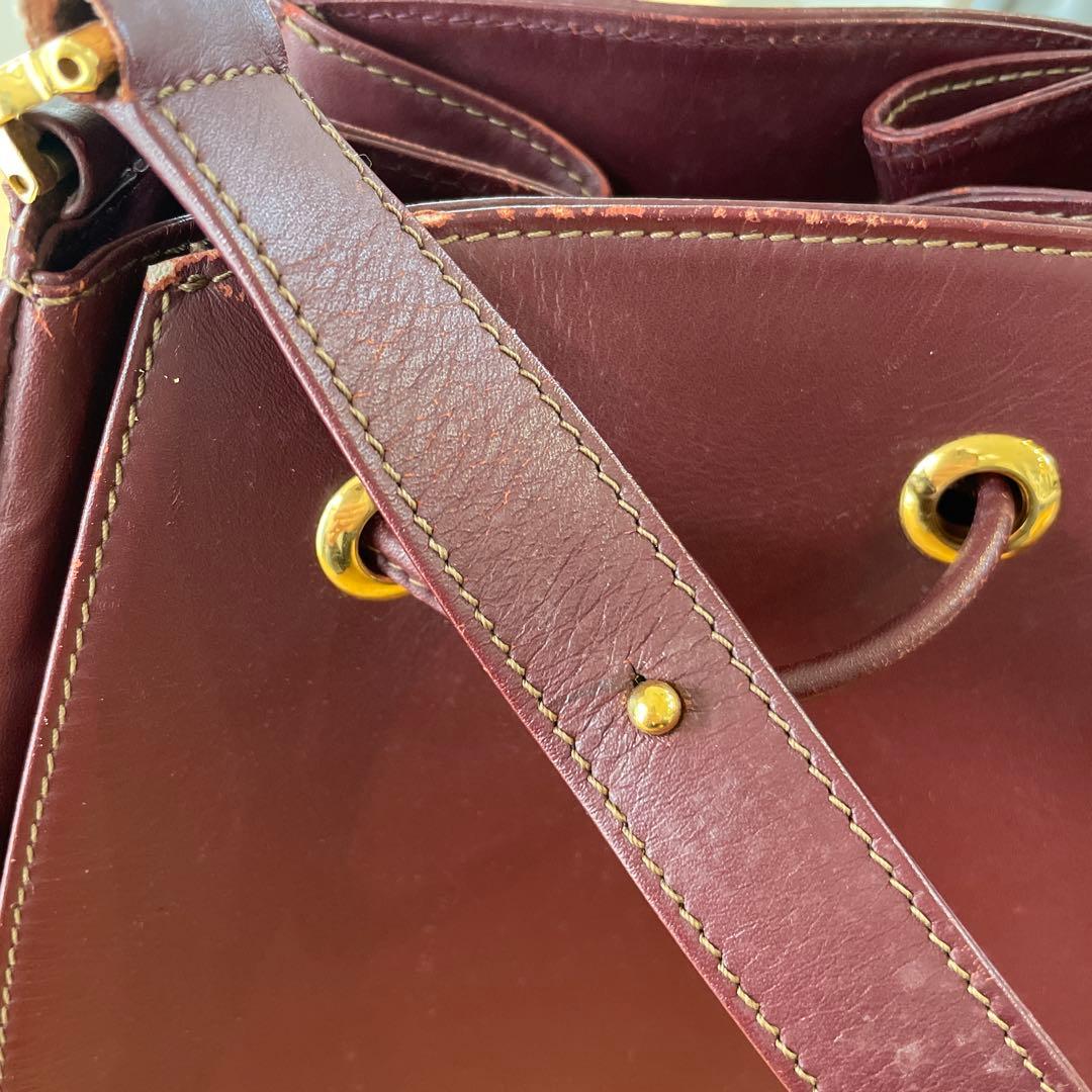 カルティエ　レザー バケツ型