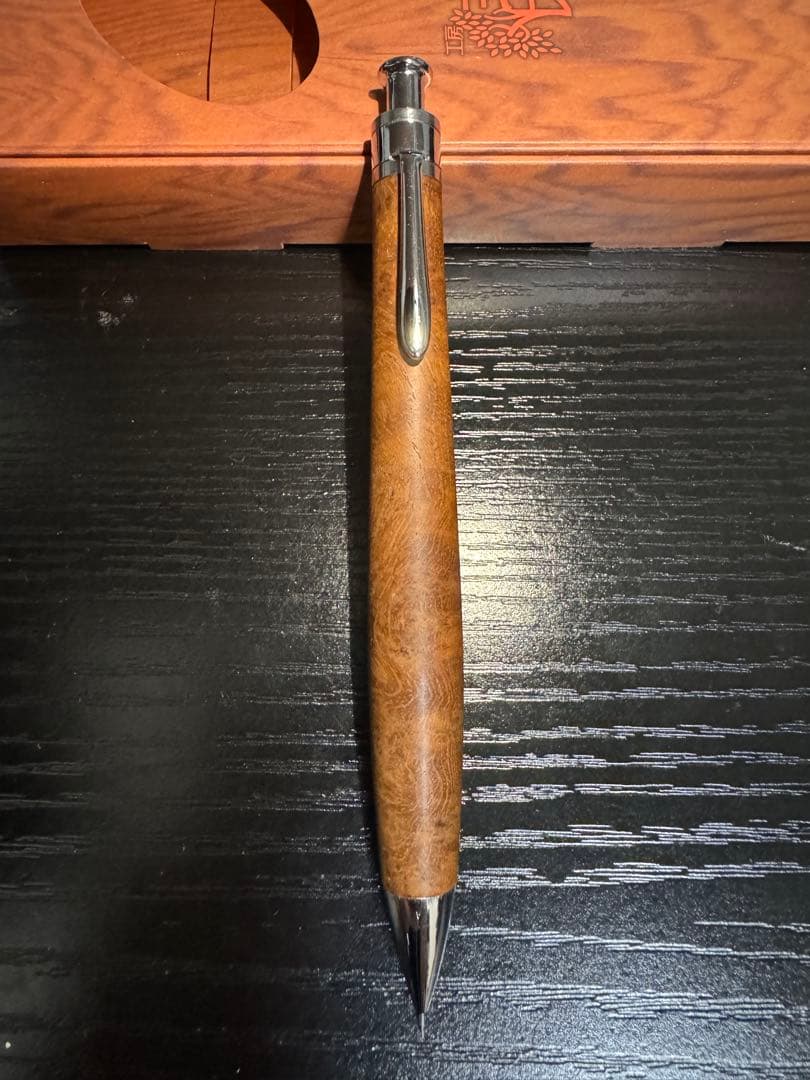 【値下げ交渉〇】工房楔 チーク 瘤杢 シャーペン