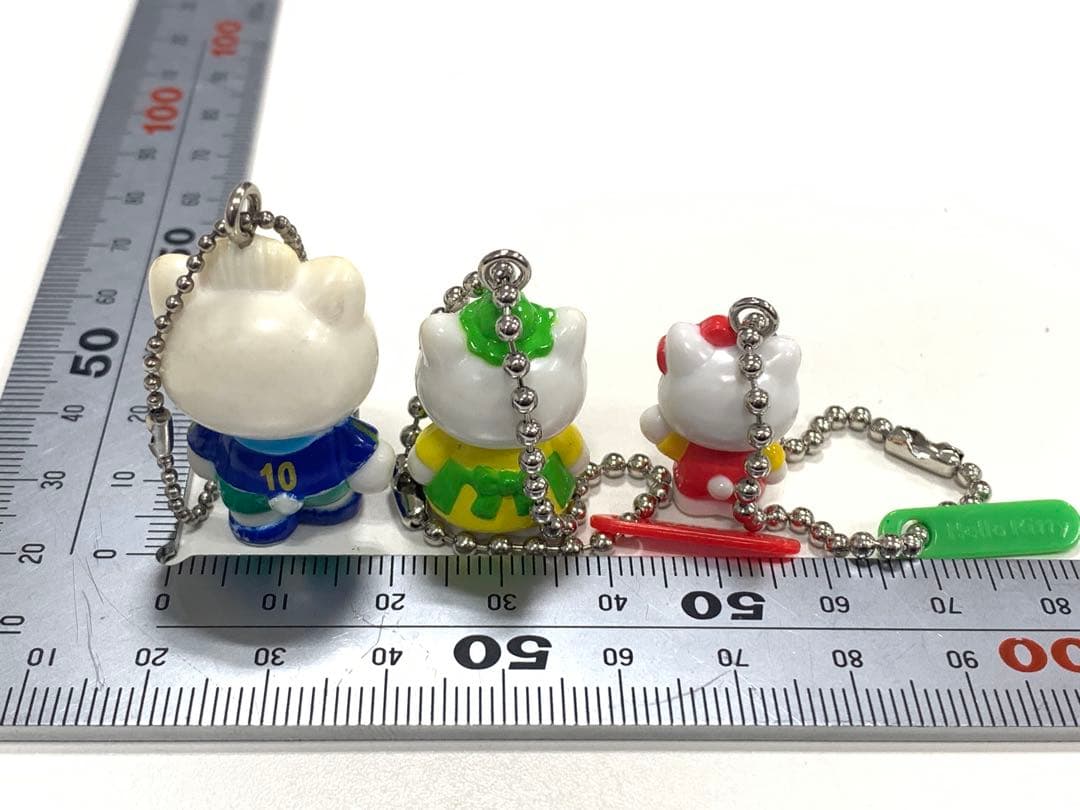 サンリオハローキティ　フィギュア　ストラップ　3体セット