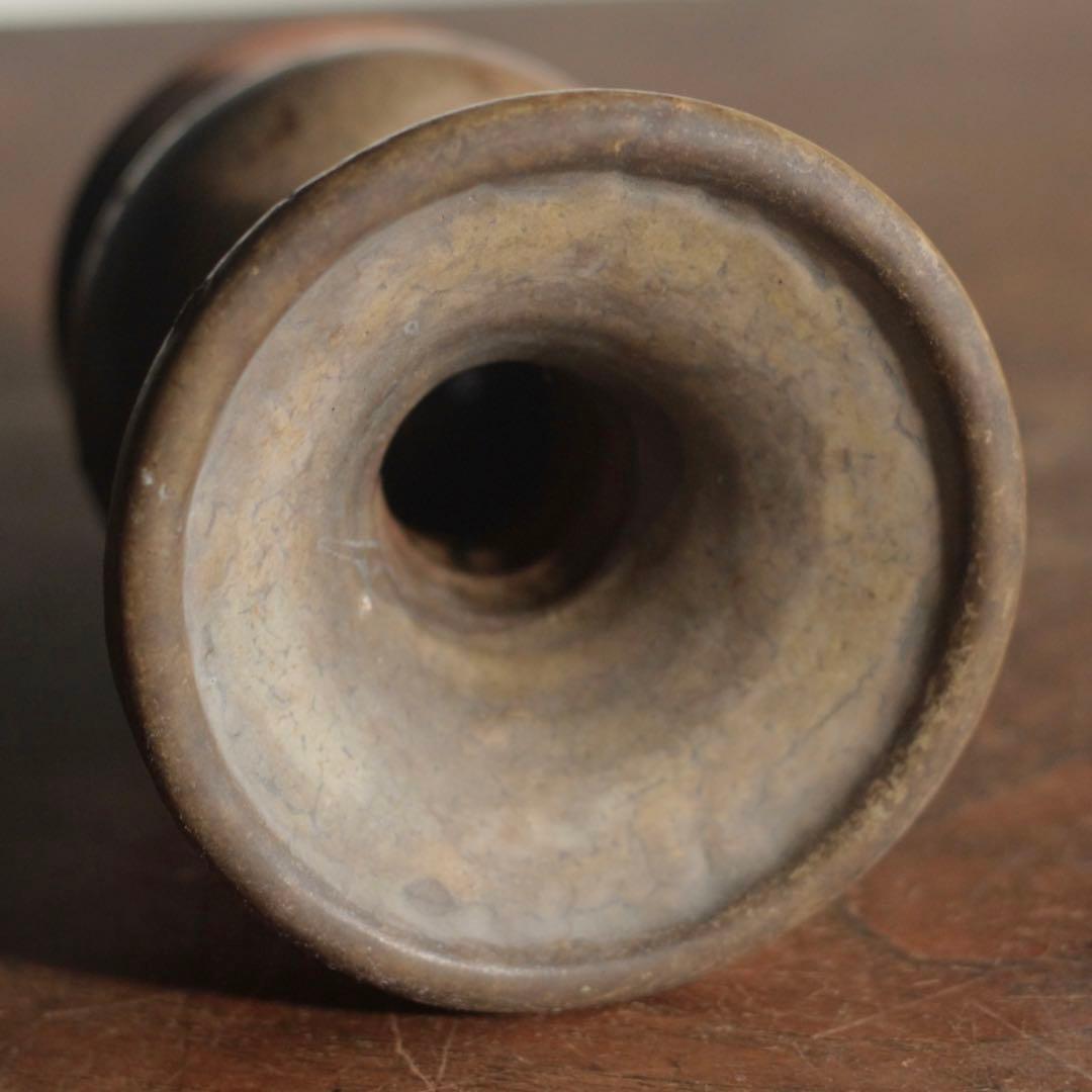 古い 仏花器 花器 古道具 アンティーク