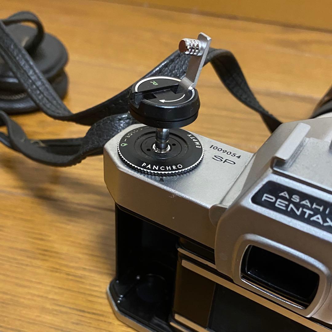 Pentax spotmtic 一眼レフ　フィルム　望遠レンズ付き