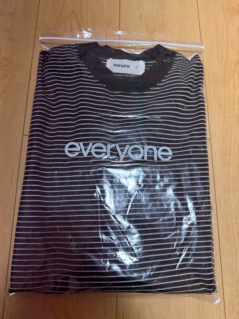 everyone 2025S/S ボーダーTシャツ XL 新品