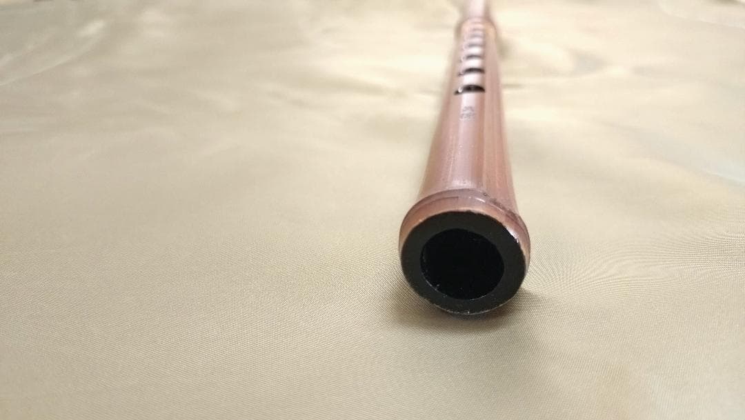 煤竹　真竹笛　古典調６本調子　篠笛