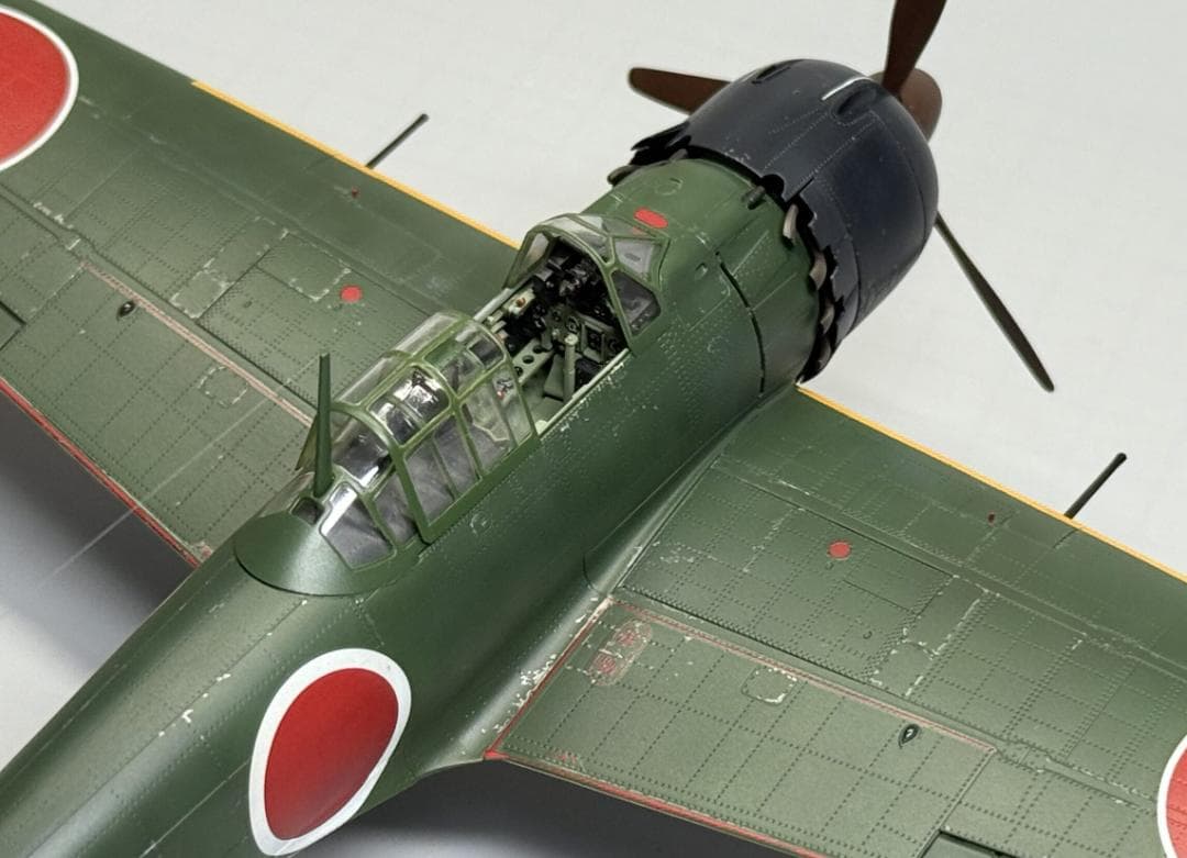 ファインモールド 1/48 零戦52型　完成品