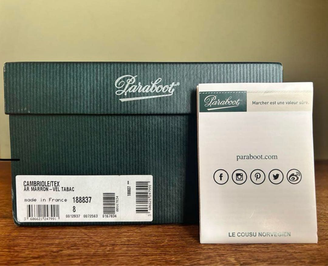 【別注】paraboot パラブーツCAMBRIOLEシャンボード 8
