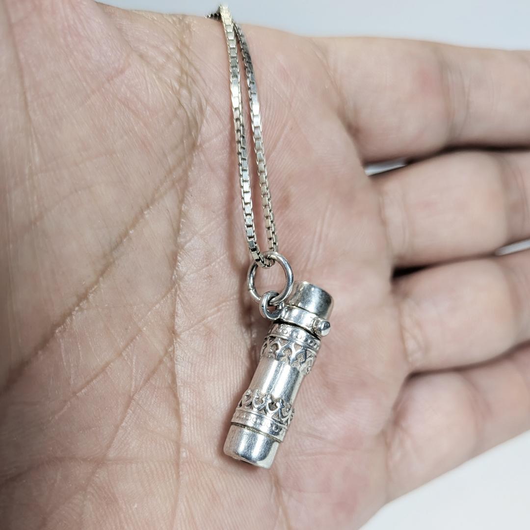 【残り1個】作家万華鏡ペンダント ケビン＆デボラ・ヒーリー シルバー925