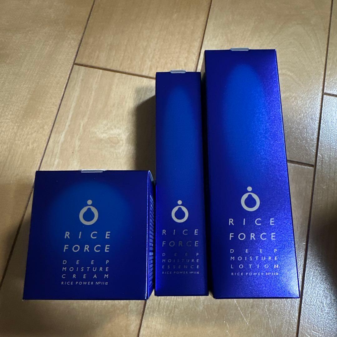 RICE FORCE ディープモイスチュア3点セット