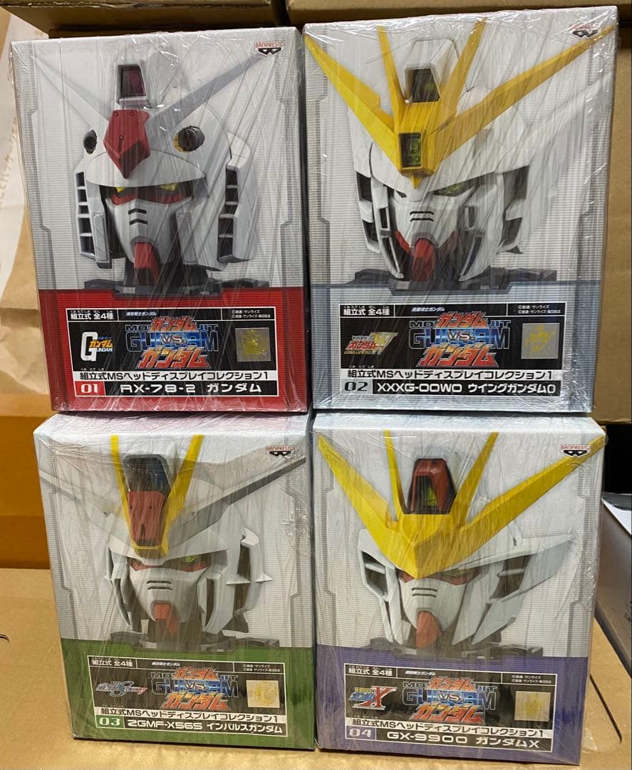 新品未開封　組立式MSヘッドディスプレイコレクション１　セット