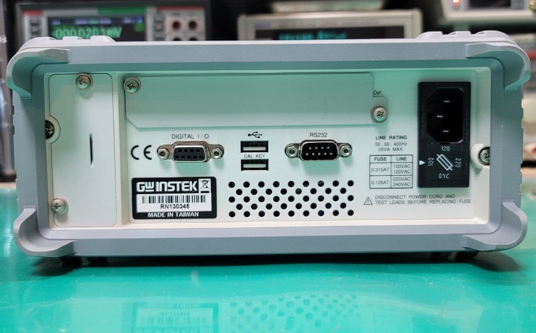 希少 GWINSTEK 6.5桁 デュアル ディスプレイマルチメーター 動作良好