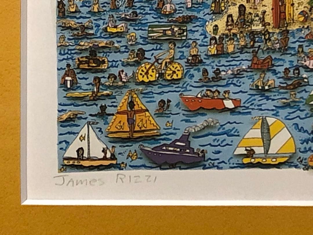 james rizzi ジェームス リジィ 額装ポスター ②