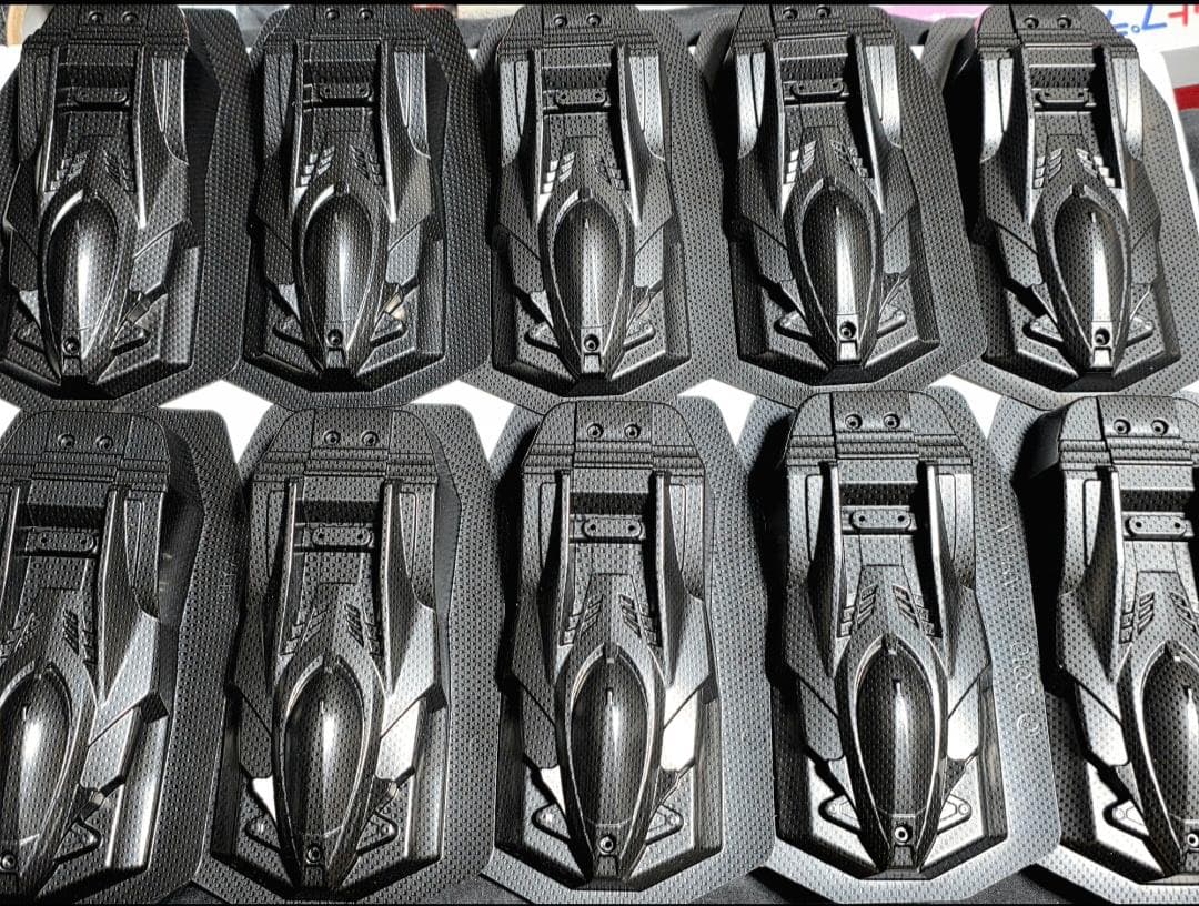 ミニ四駆ポリカボディ サンダーショット mk2 カーボン 10セット