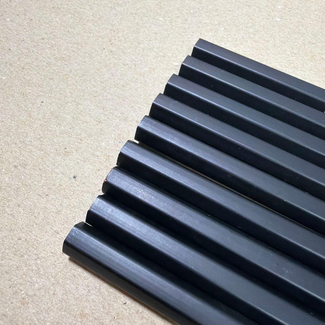 新品 廃盤 Pentel ぺんてる 鉛筆 ブラックポリマー 999 3B 9本