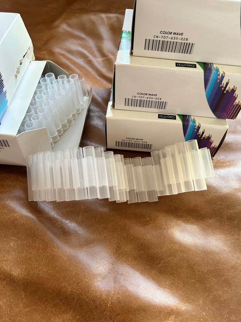 未使用フェリシモ 500色 色鉛筆とカラーウェーブケースのセット