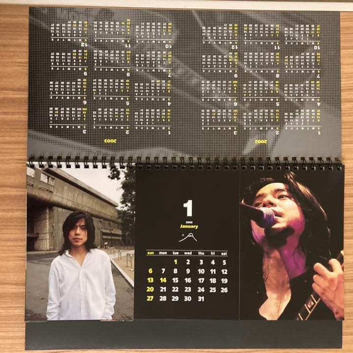 【貴重】エレファントカシマシ 2002 卓上カレンダー フォトカレンダー