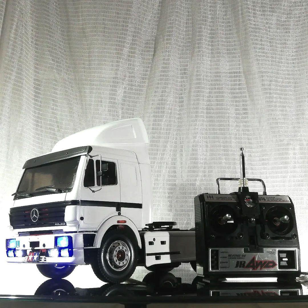 タミヤ1/14 トラック トレーラー メルセデス ベンツ 1838LS 動作品