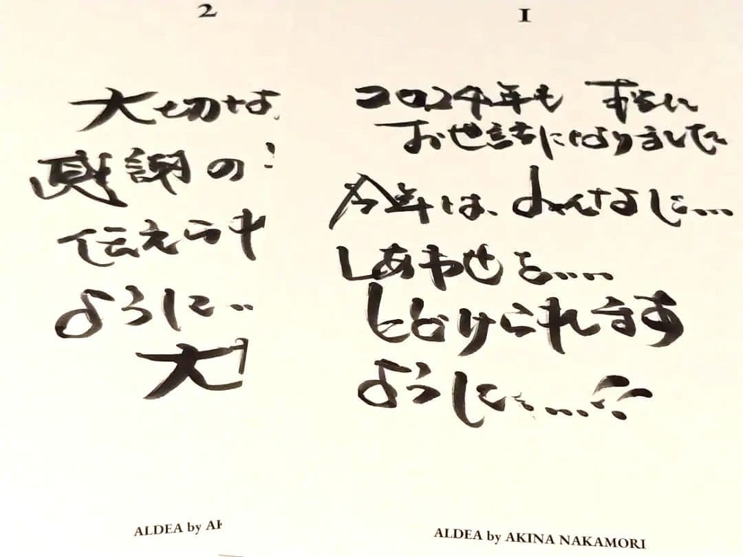 FC限定 中森明菜 2025 カレンダー AKINA ALDEA ファンクラブ